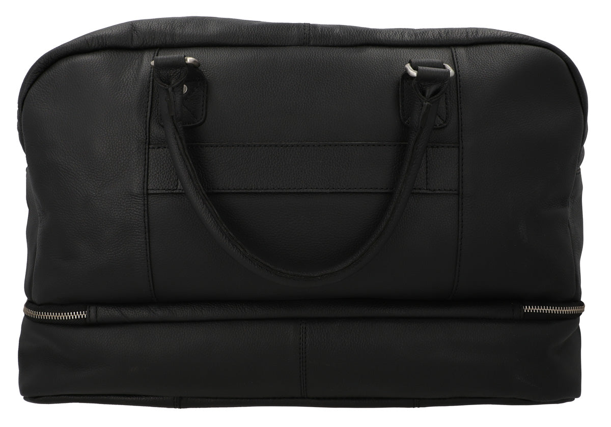 Leather travel bag 