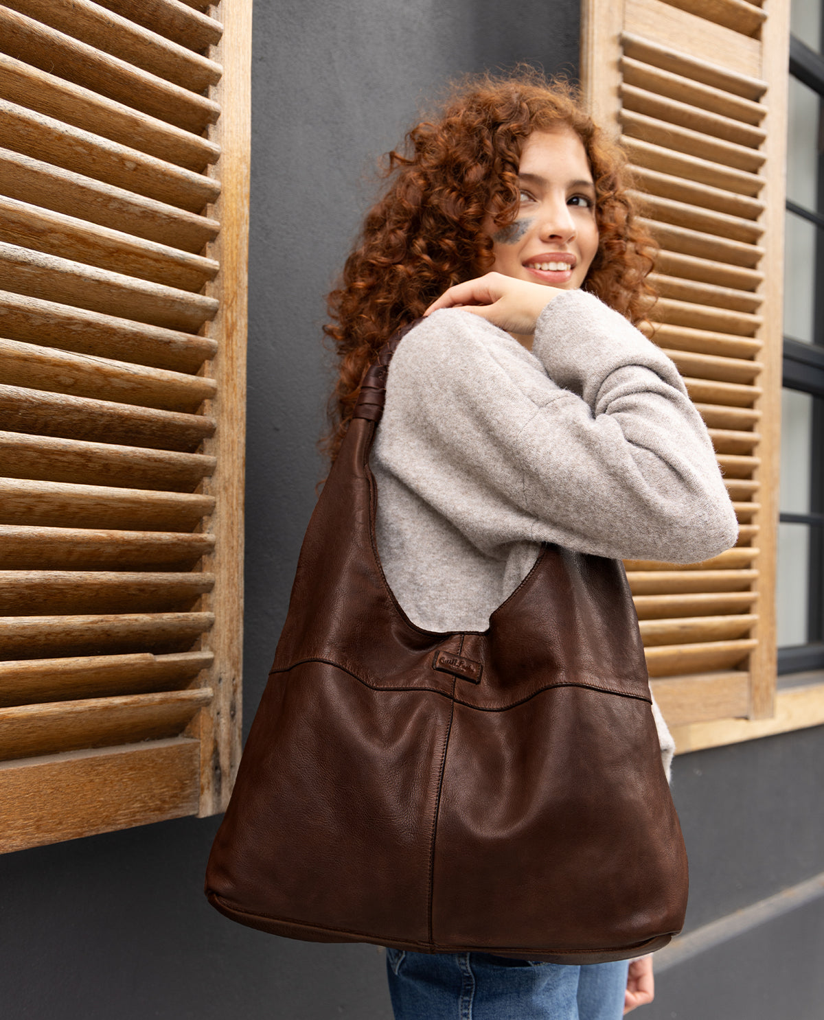 バッグ BANDIT Hybrid Model ILCEA Full-Leather Shopper 